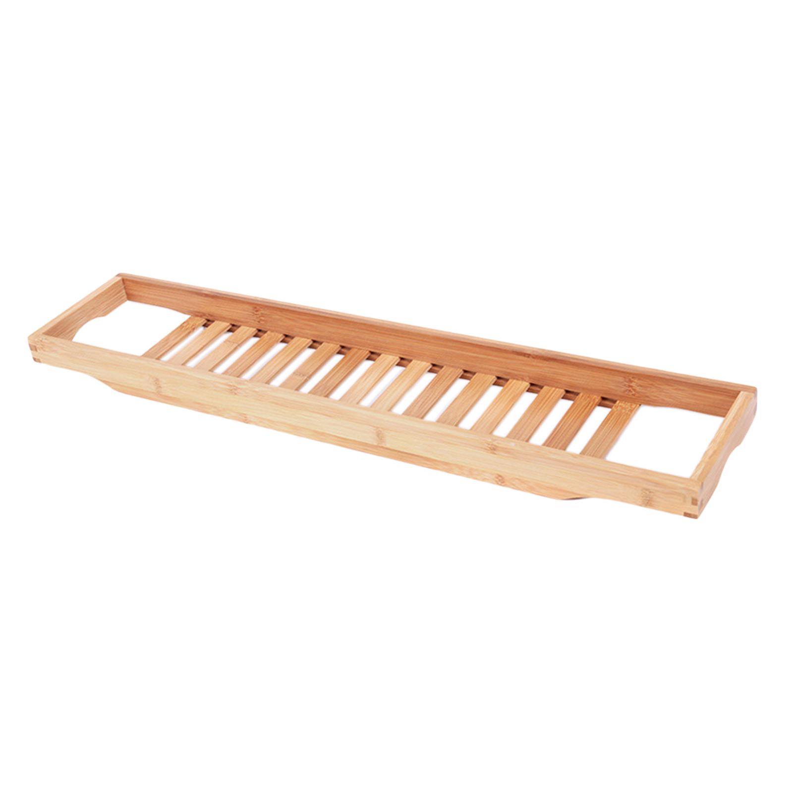 Bath Caddy Tray - صينية حوض استحمام من الخيزران، منظم