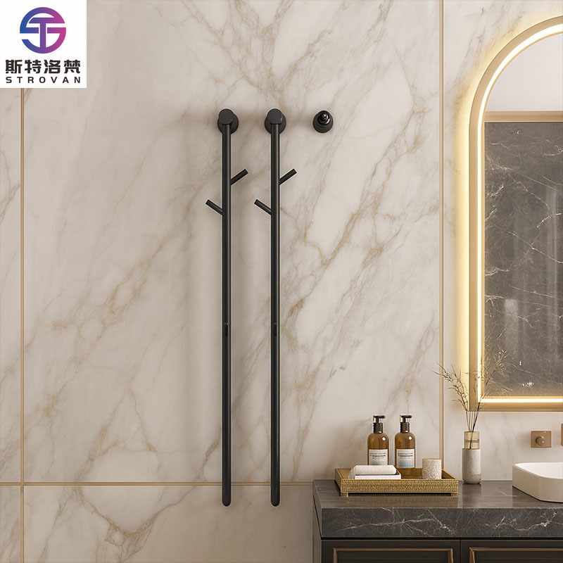 Towel Warmer Electric - سخان مناشف حمام كهربائي حديث مثبت
