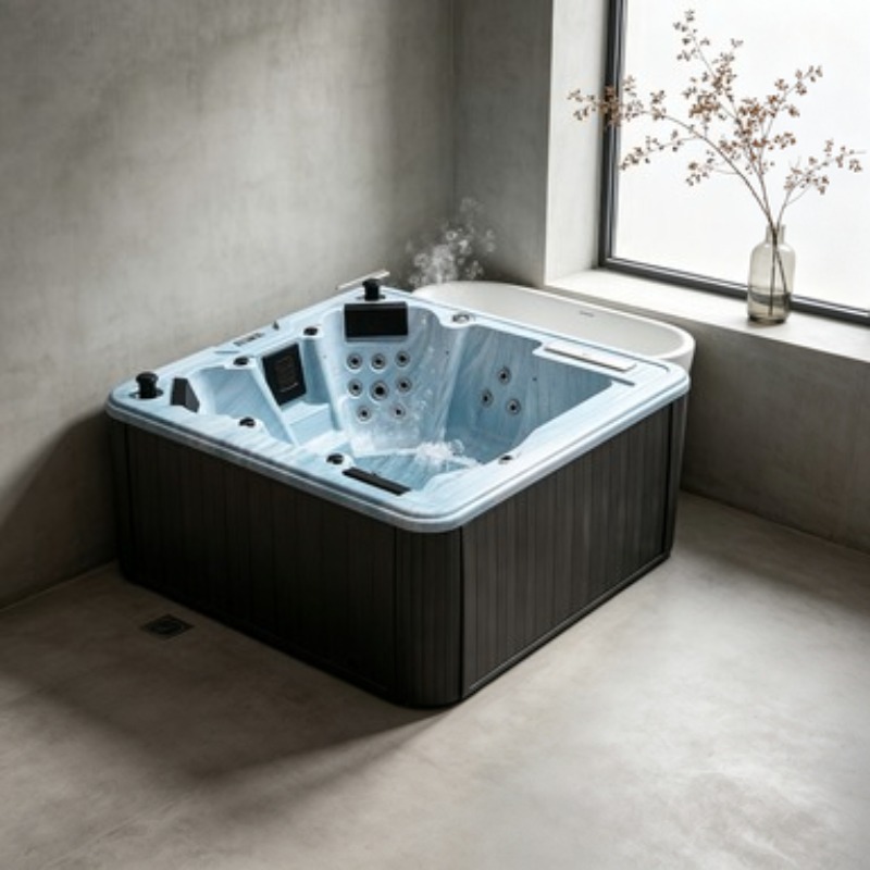 Home Bathroom Jacuzzi - حوض استحمام ساخن خارجي لـ 4