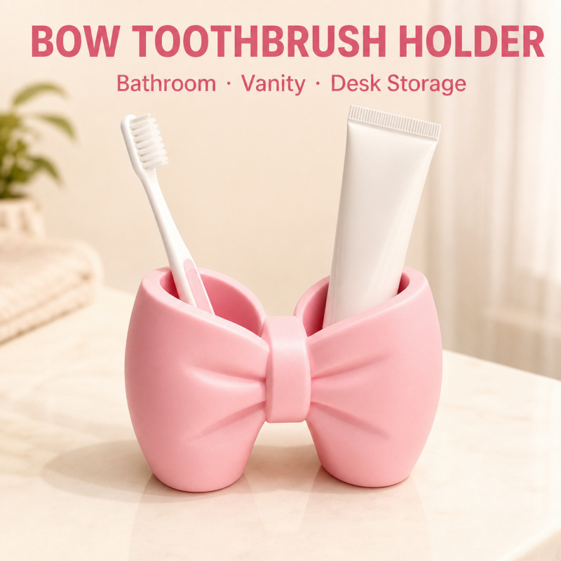 Home Goods Bathroom Storage - حامل فرشاة أسنان على شكل قوس،