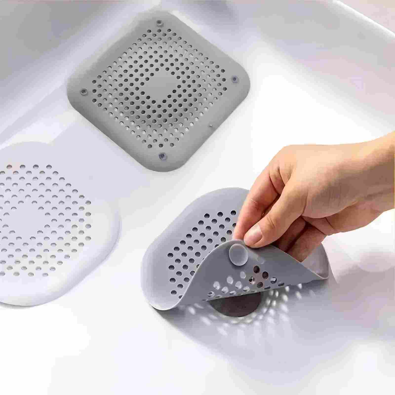 Home Bathroom Sink - سدادة مصرف للمطبخ من السيليكون، فلتر
