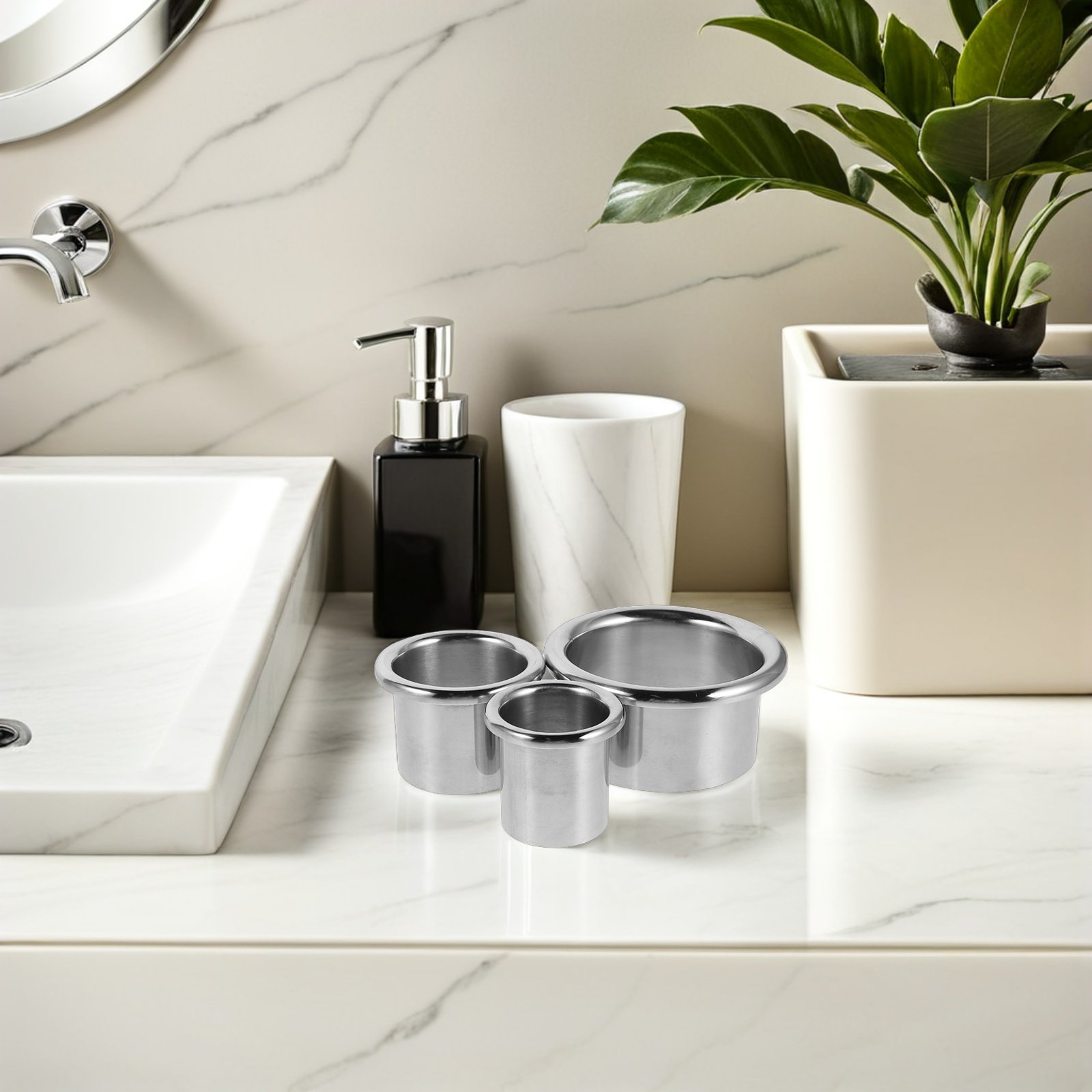 Home Goods Bathroom Storage - 3 قطع حامل مجفف شعر من