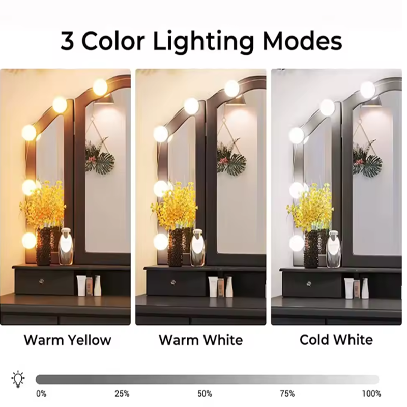 مصباح تجميل هوليوود قابل للفصل - مراجعة Home Bathroom Vanity وسعره