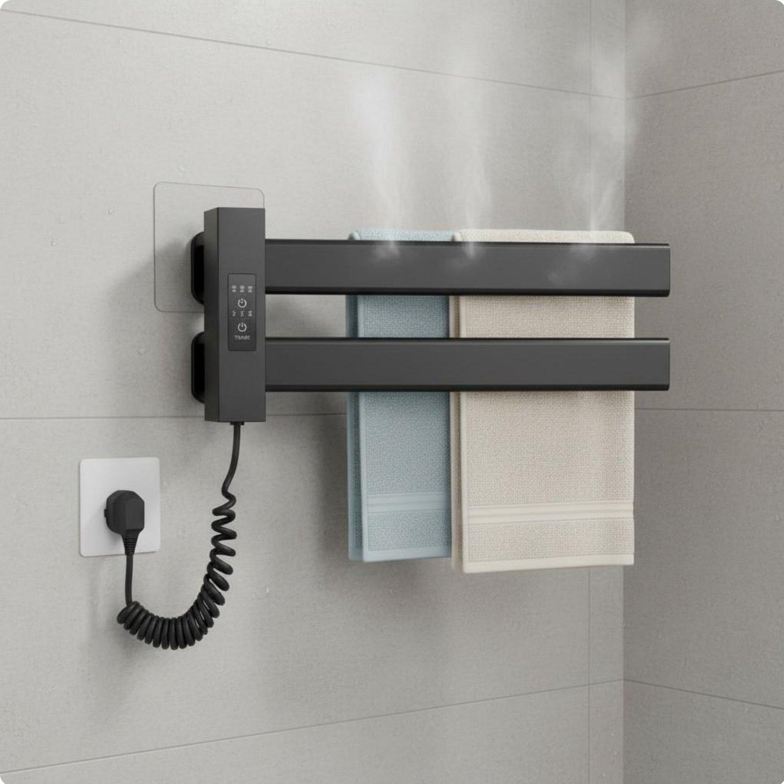 رف تدفئة المناشف الذكي سهل الت - مراجعة Towel Warmer Electric وسعره