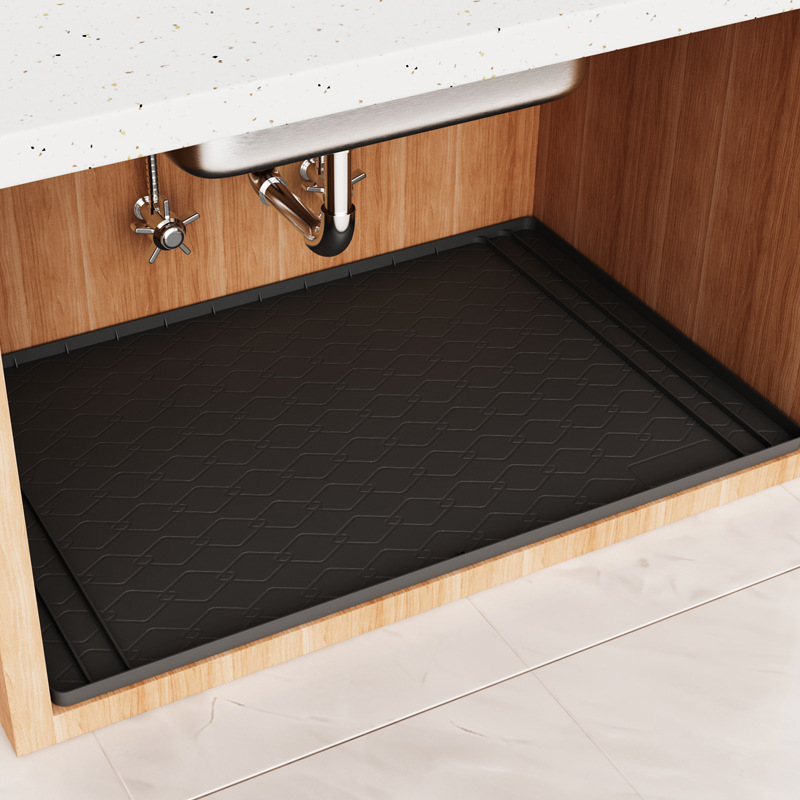 حصيرة سيليكون تحت الحوض، أدوات - مراجعة Home Essentials Bathroom Storage وسعره