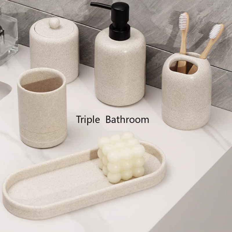 1 قطعة الحجر الرملي أدوات الحم - مراجعة Zara Home Bathroom Set وسعره