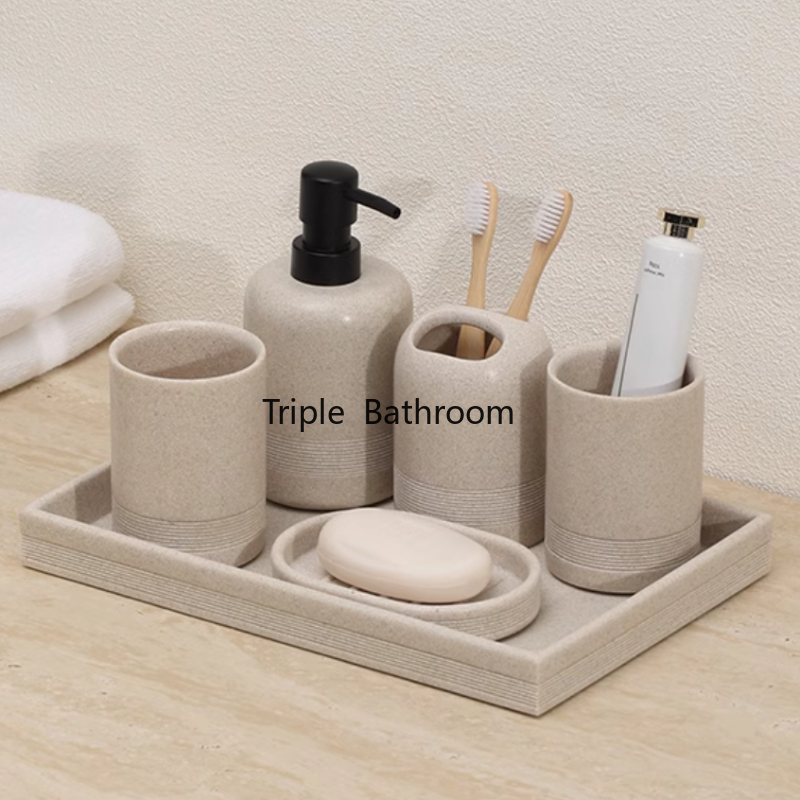 1 قطعة الحجر الرملي أدوات الحم - مراجعة Zara Home Bathroom Set وسعره