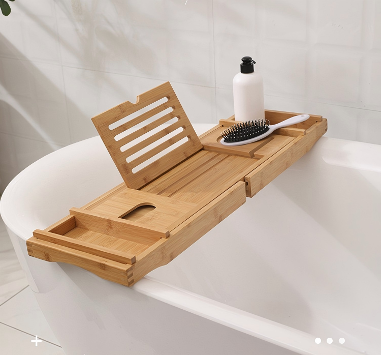 صينية حوض استحمام قابلة للتعدي - مراجعة Bath Caddy Tray وسعره