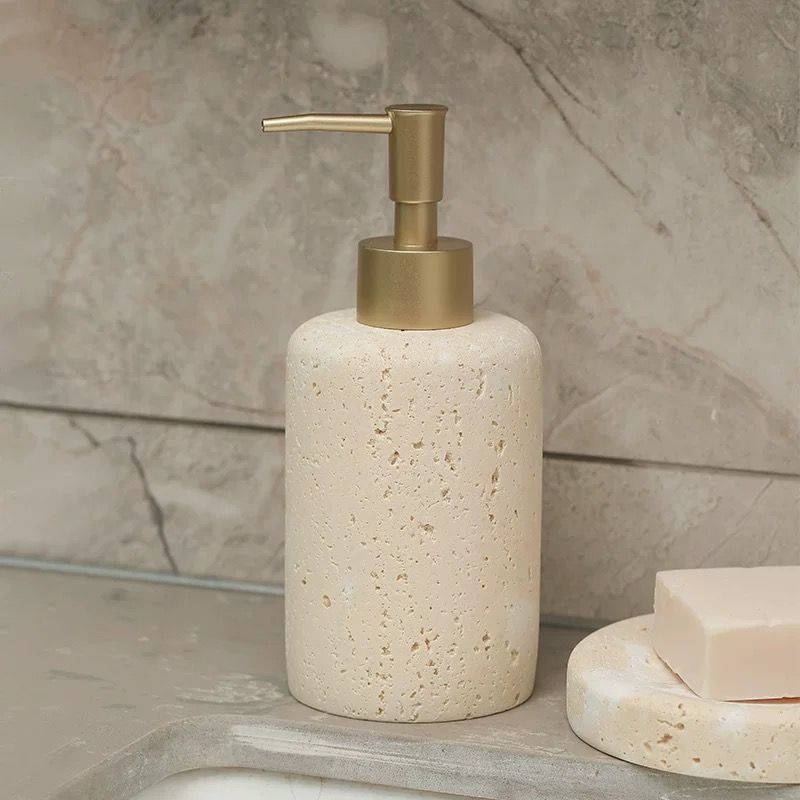موزع سائل للحمام من الرخام الأ - مراجعة Zara Home Bathroom Set وسعره