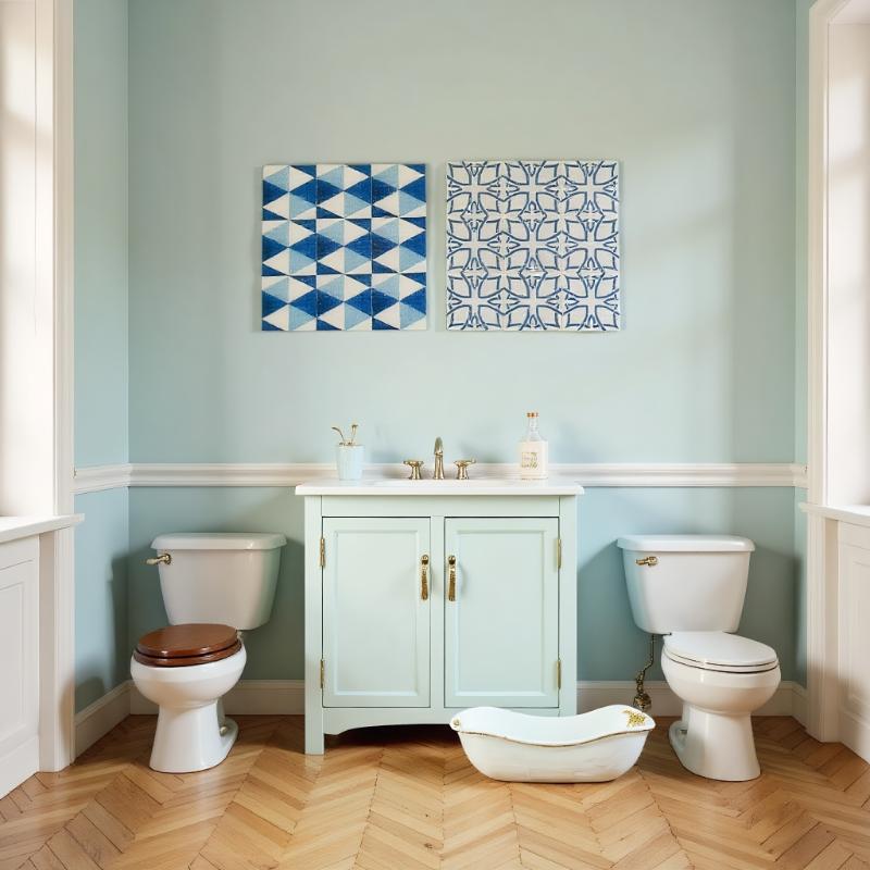 1 قطعة 1:12 دمية مصغرة أرضية خ - مراجعة Zara Home Bathroom Accessories وسعره