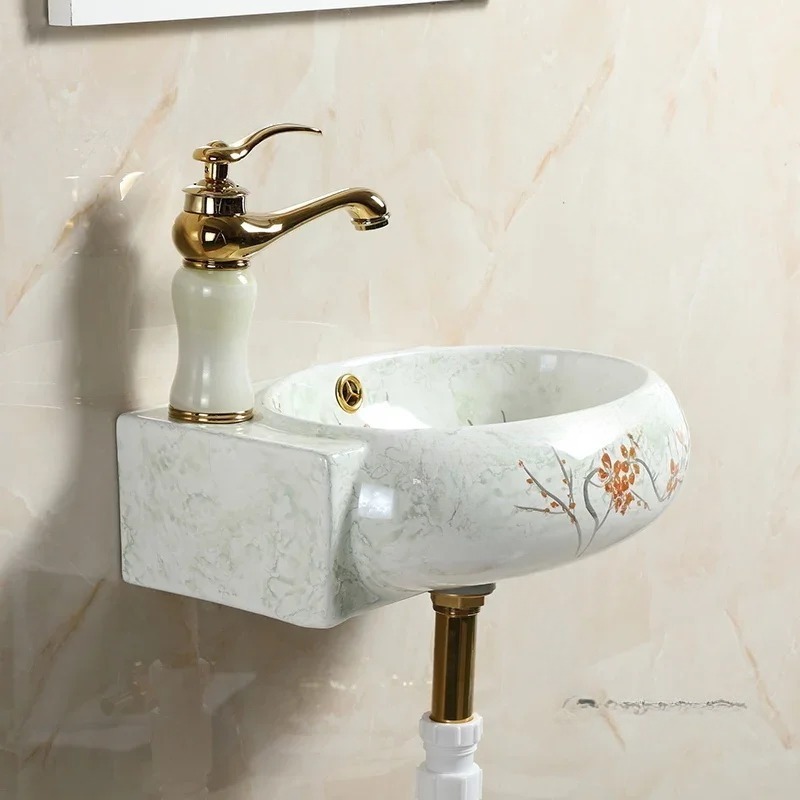 حوض غسيل سيراميك معلق على الحا - مراجعة Home Bathroom Sink وسعره