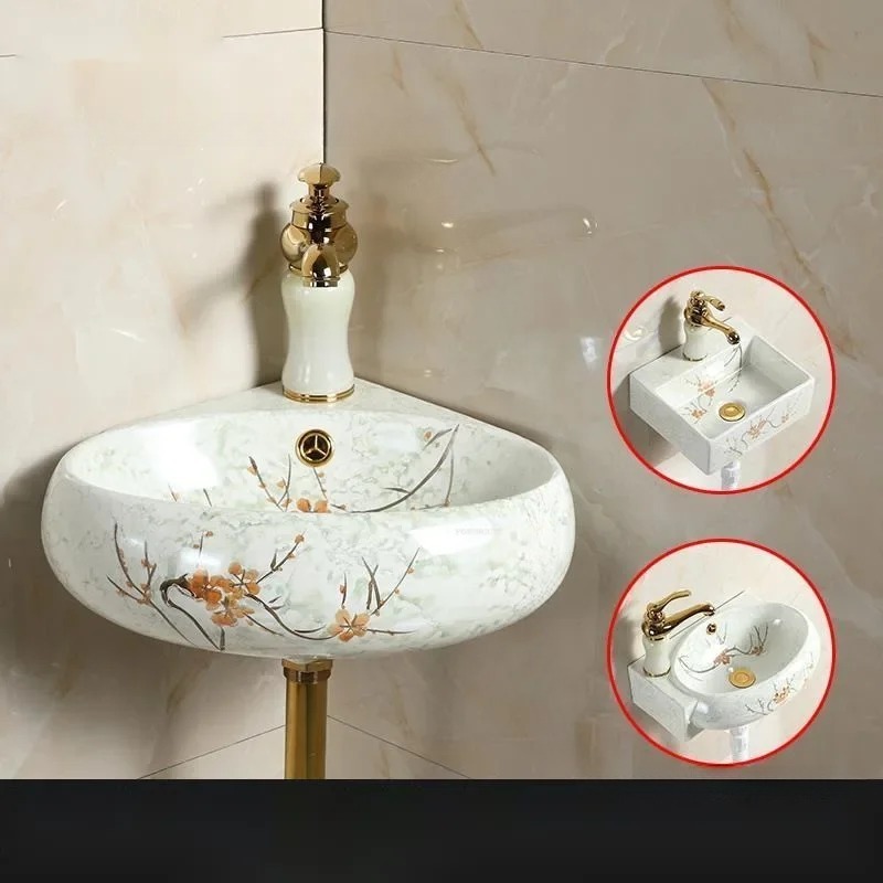 حوض غسيل سيراميك معلق على الحا - مراجعة Home Bathroom Sink وسعره