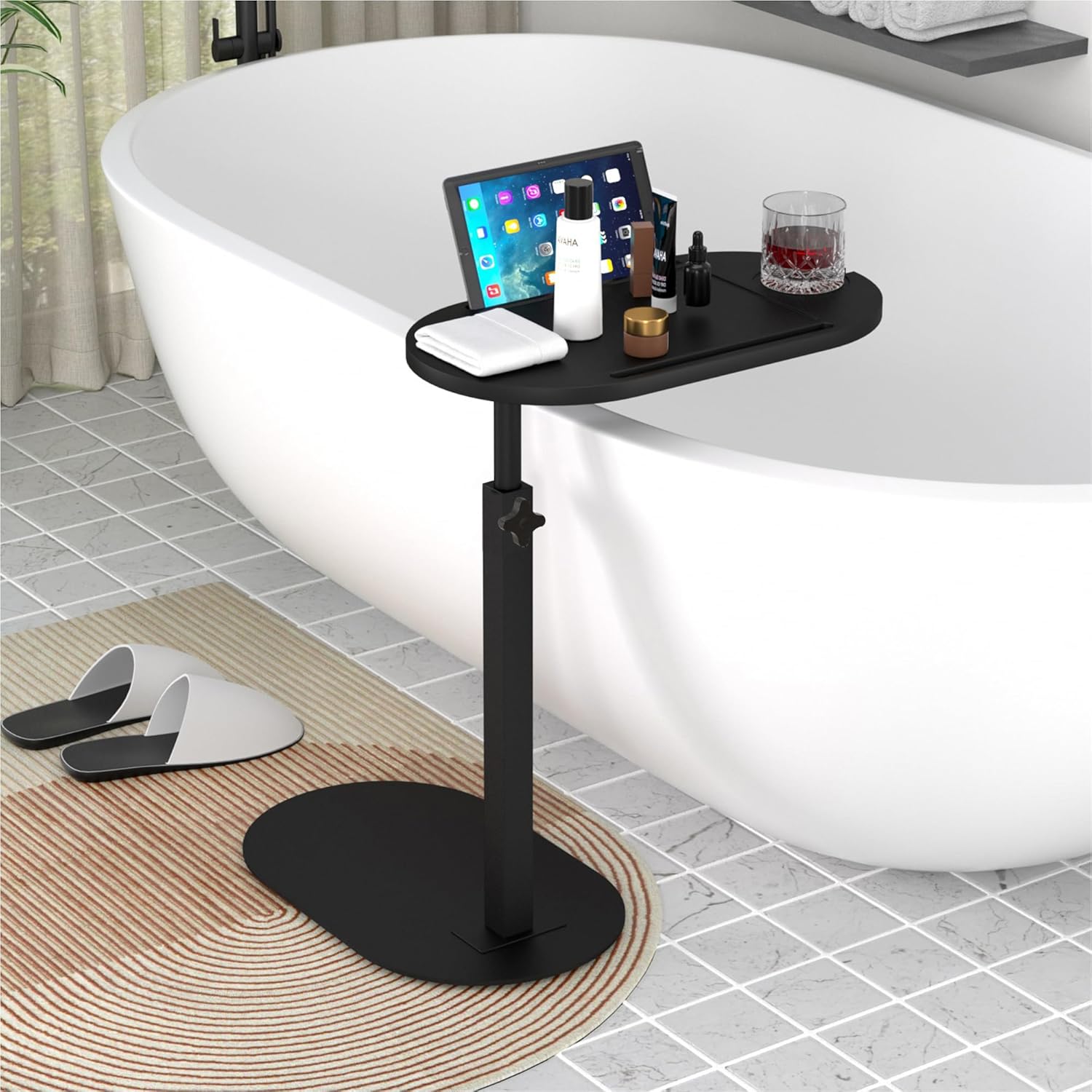 الخيزران حوض الاستحمام صينية ج - مراجعة Bath Caddy Tray وسعره
