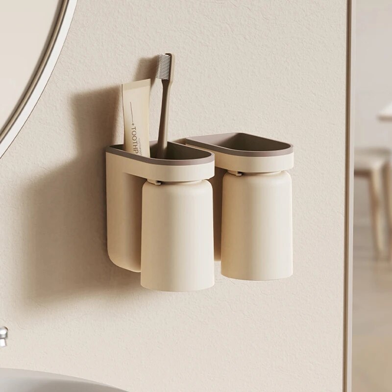 رف تخزين فرشاة أسنان مثبت على  - مراجعة Home Goods Bathroom Storage وسعره