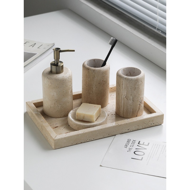 طقم إكسسوارات حمام إسكندنافي إ - مراجعة Zara Home Bathroom Set وسعره