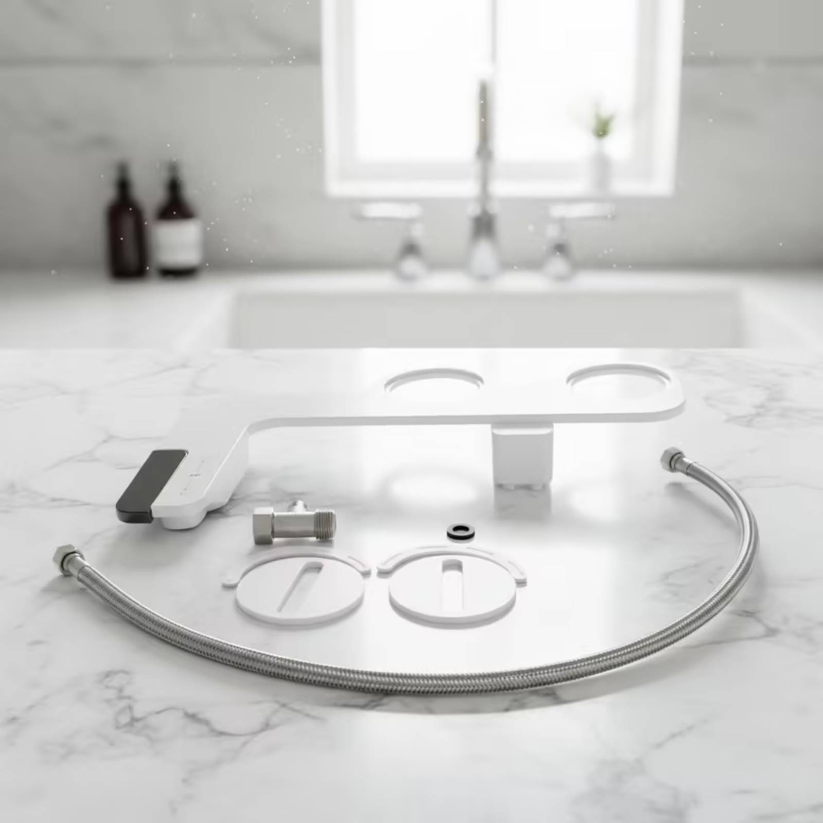 شطاف مع لوحة تحكم جانبية، تصمي - مراجعة Home Bathroom Design وسعره