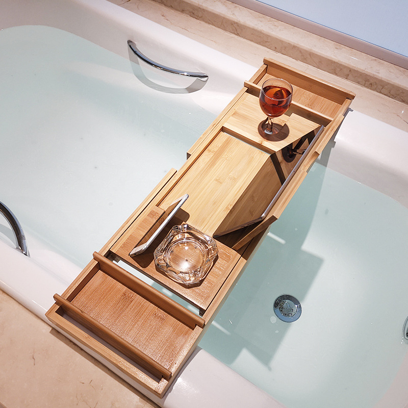 مكافحة زلة حمام الرف تلسكوبي م - مراجعة Bath Caddy Tray وسعره