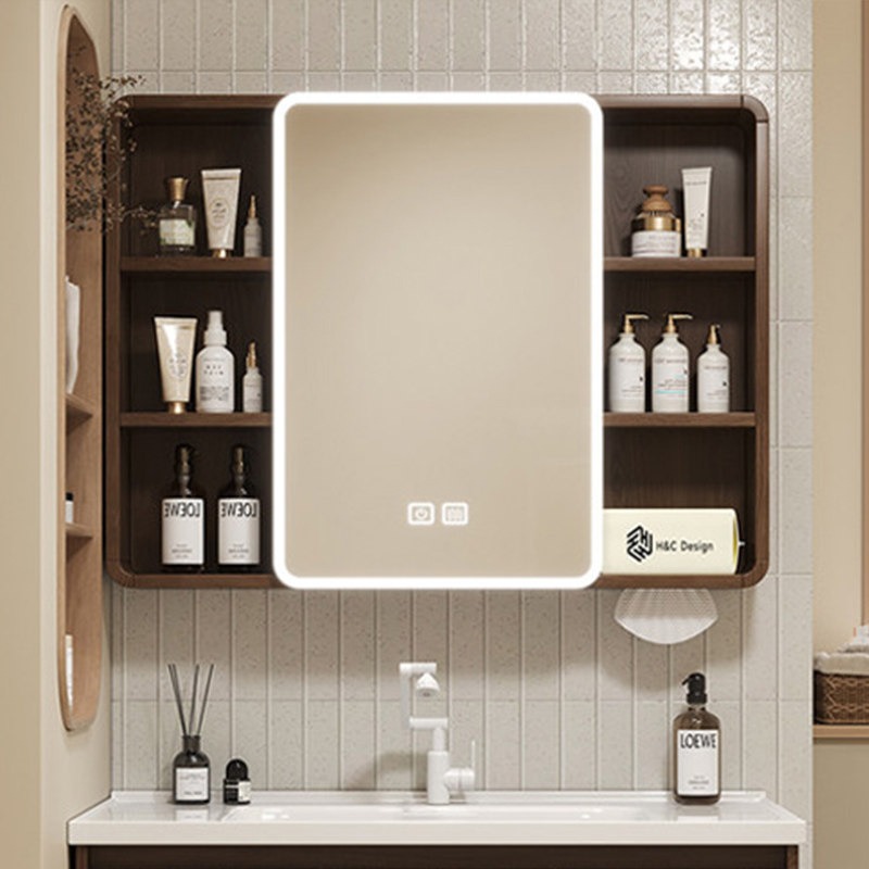 خزانة حمام بمرآة ورفوف، تصميم  - مراجعة Home Bathroom Design وسعره