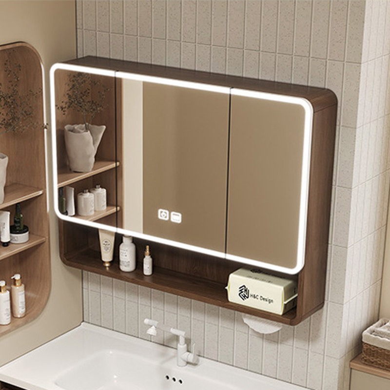 خزانة حمام بمرآة ورفوف، تصميم  - مراجعة Home Bathroom Design وسعره