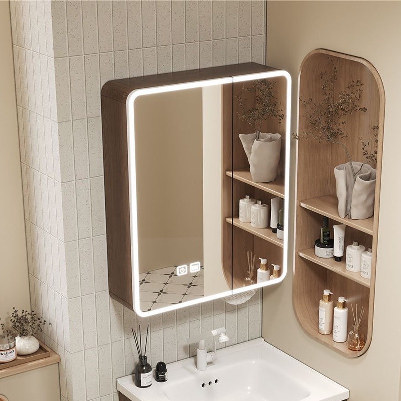 خزانة حمام بمرآة ورفوف، تصميم  - مراجعة Home Bathroom Design وسعره