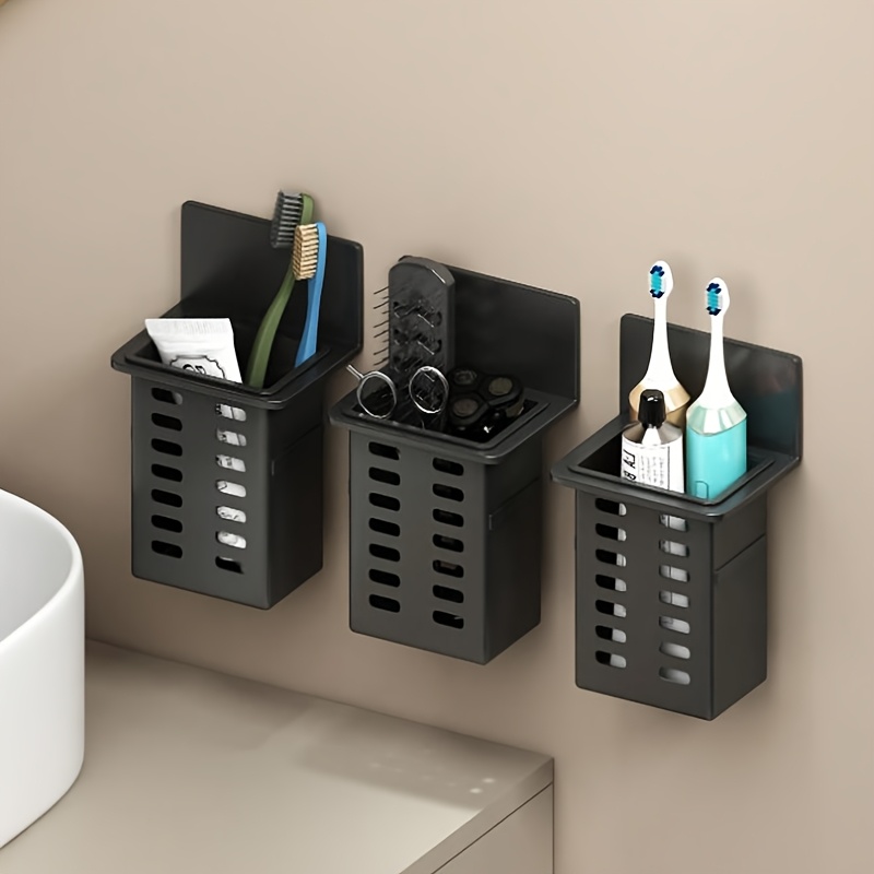 مجموعة من قطعتين من حامل فرشاة - مراجعة Home Essentials Bathroom Storage وسعره