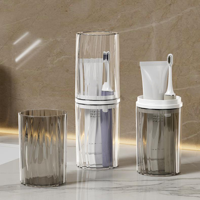 كوب جديد محمول للسفر لفرشاة ال - مراجعة Home Goods Bathroom Storage وسعره
