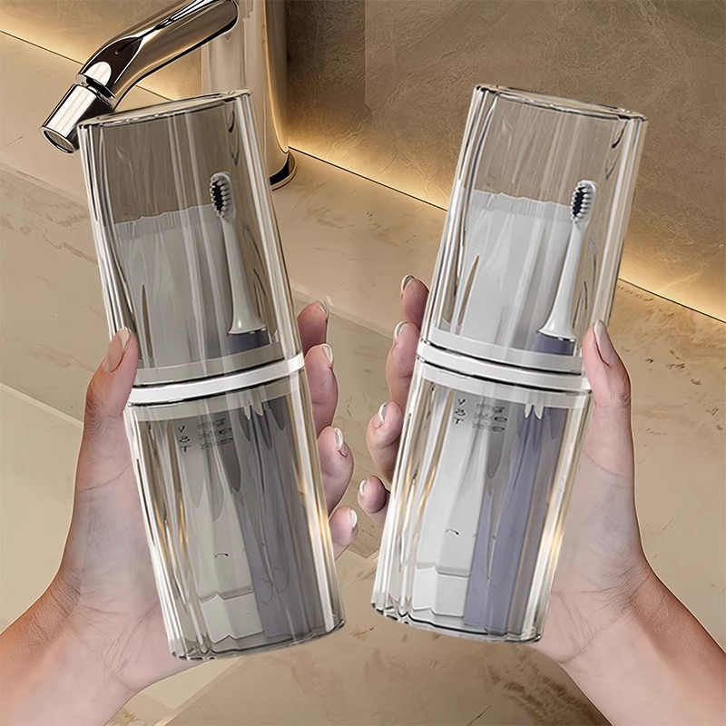كوب جديد محمول للسفر لفرشاة ال - مراجعة Home Goods Bathroom Storage وسعره