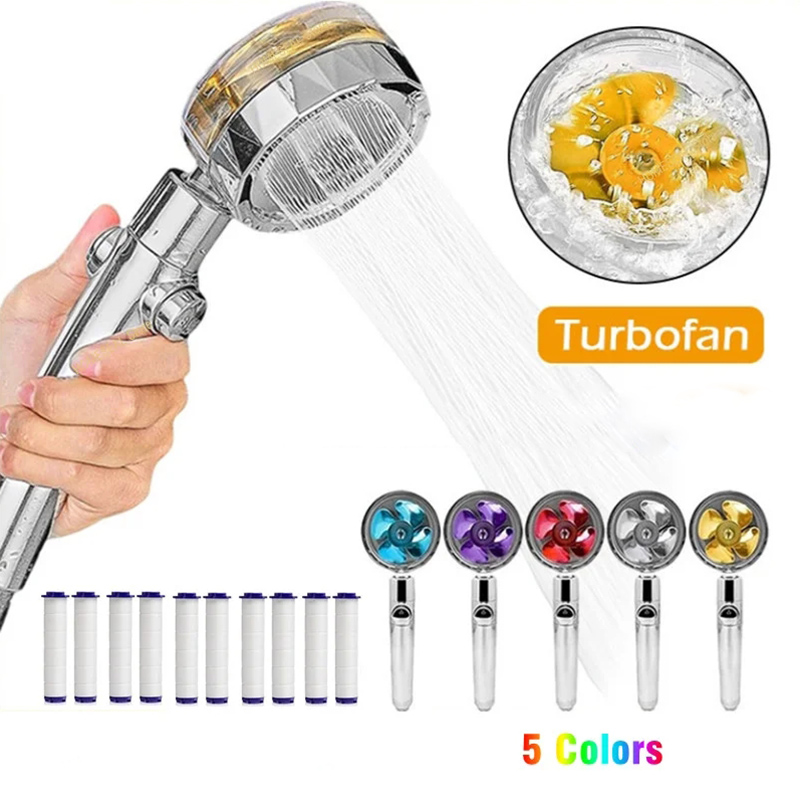 رأس دش دوار 360 درجة عالي الضغ - مراجعة Home Bathroom Fan وسعره