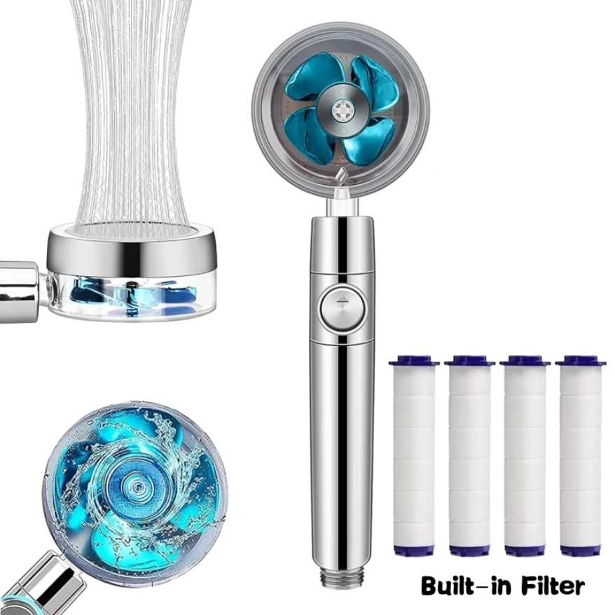 رأس دش دوار 360 درجة عالي الضغ - مراجعة Home Bathroom Fan وسعره