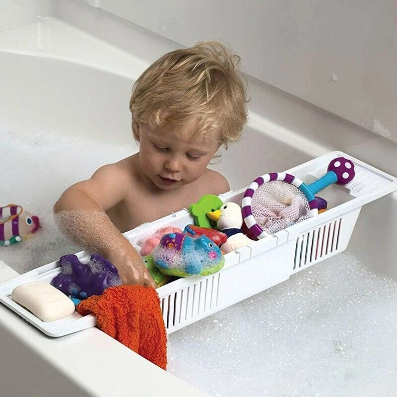 حوض الاستحمام العلبة صينية سلة - مراجعة Bath Caddy Tray وسعره
