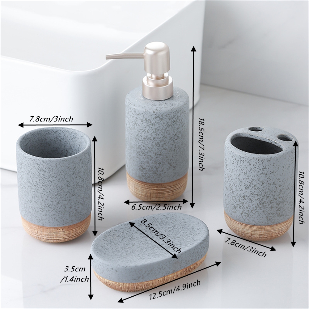 طقم إكسسوارات حمام سيراميك بقا - مراجعة Zara Home Bathroom Set وسعره