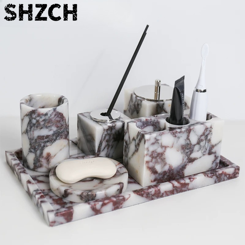 صينية رخام طبيعي فاخرة، حامل ف - مراجعة Bath Caddy Tray وسعره