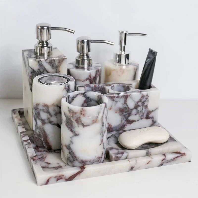 صينية رخام طبيعي فاخرة، حامل ف - مراجعة Bath Caddy Tray وسعره