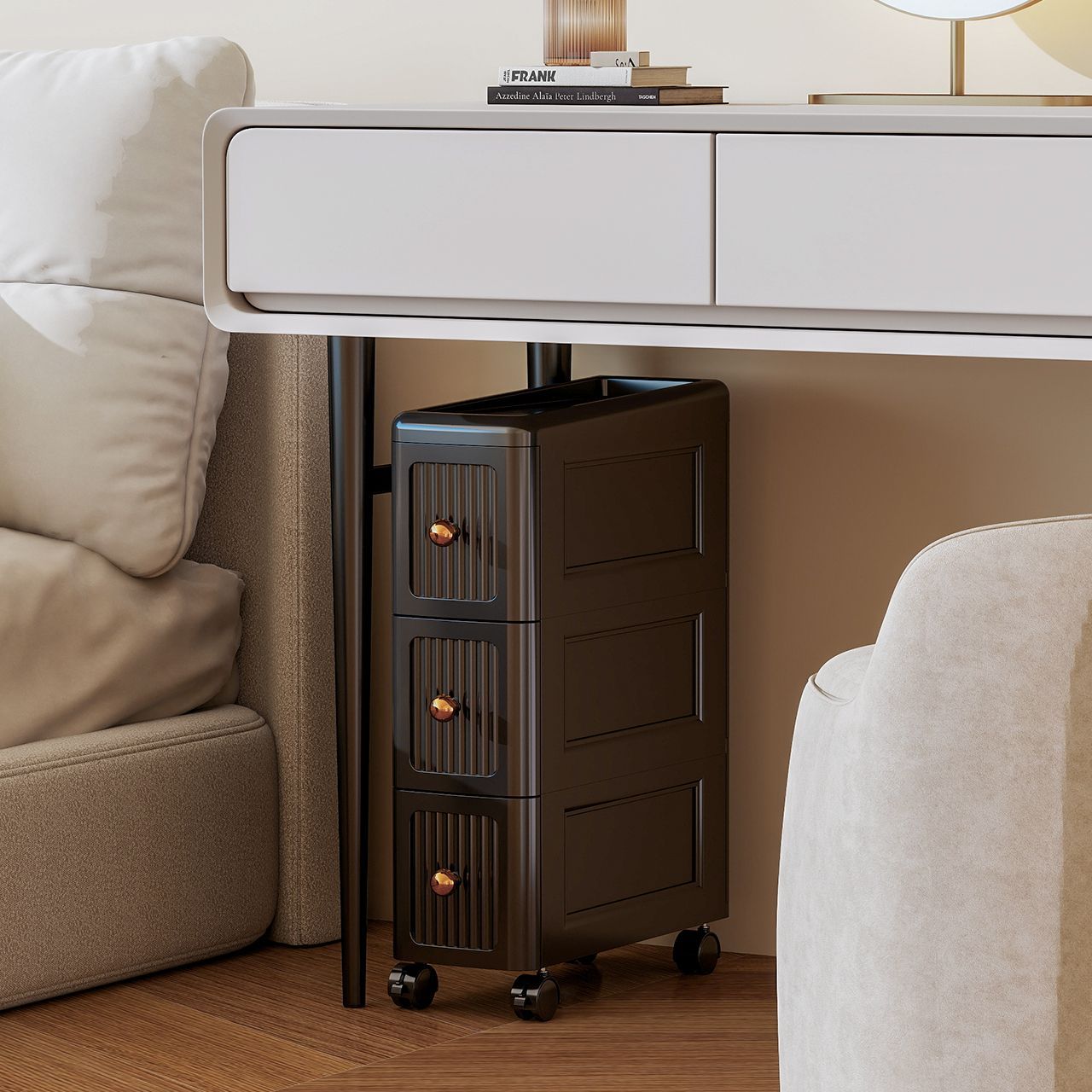 خزانة تخزين ضيقة بعرض 15 سم -  - مراجعة Home Goods Bathroom Storage وسعره