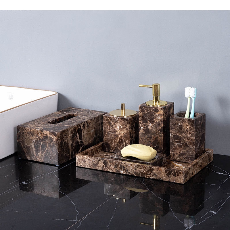 إكسسوارات الحمام من الرخام الط - مراجعة Zara Home Bathroom Set وسعره