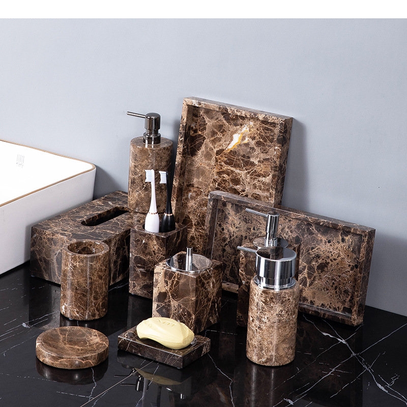 إكسسوارات الحمام من الرخام الط - مراجعة Zara Home Bathroom Set وسعره