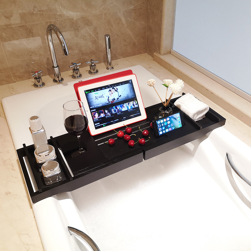 حامل حوض الاستحمام من الخيزران - مراجعة Bath Caddy Tray وسعره