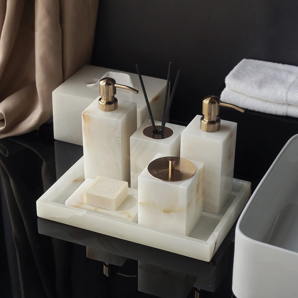 طقم إكسسوارات حمام من الرخام ا - مراجعة Zara Home Bathroom Set وسعره