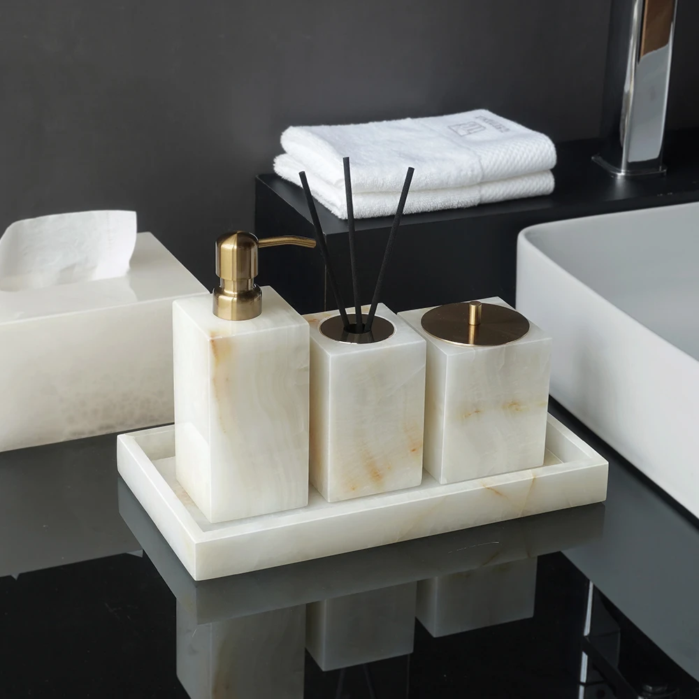 طقم إكسسوارات حمام من الرخام ا - مراجعة Zara Home Bathroom Set وسعره