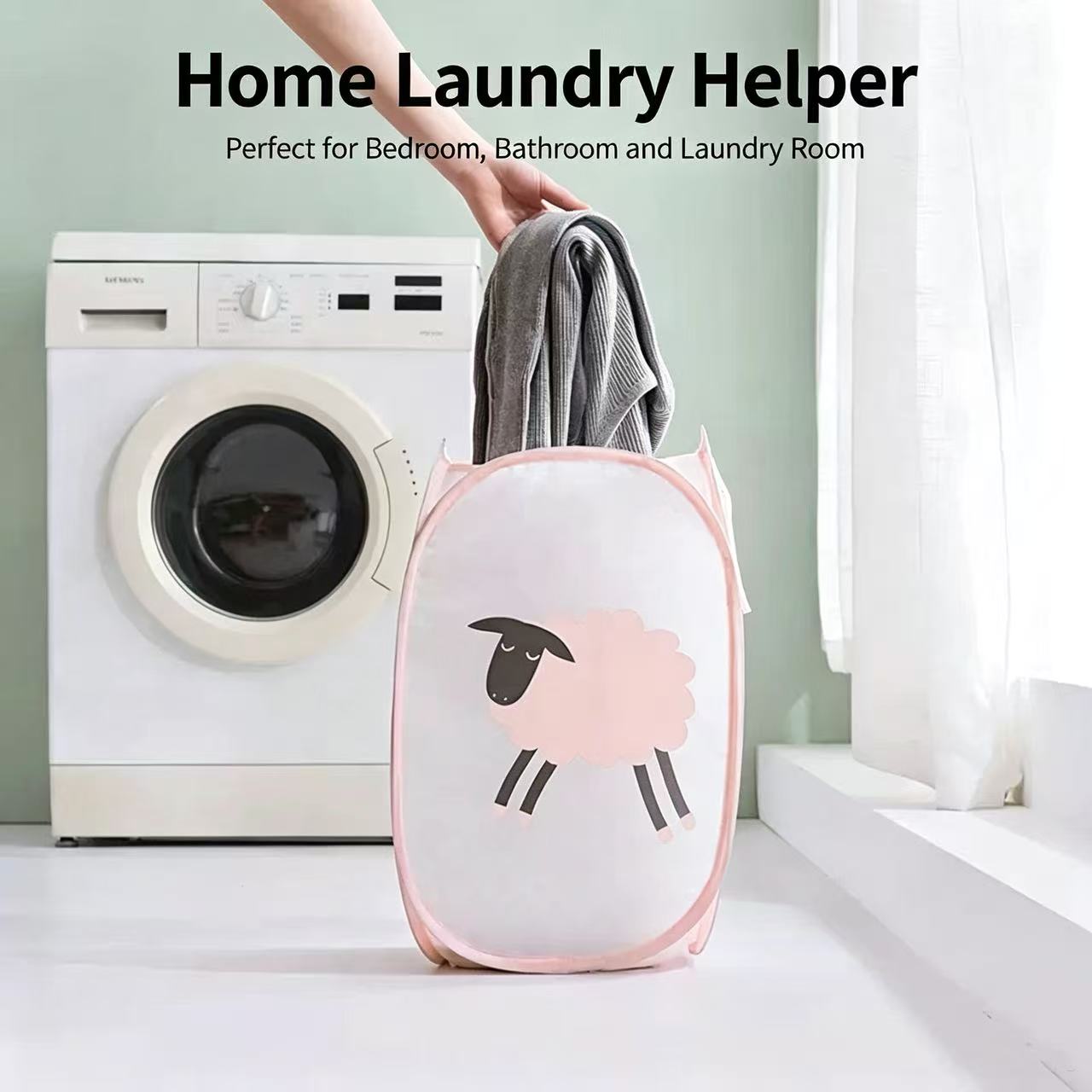 سلة غسيل شبكية قابلة للطي، سلة - مراجعة Home Goods Bathroom Storage وسعره
