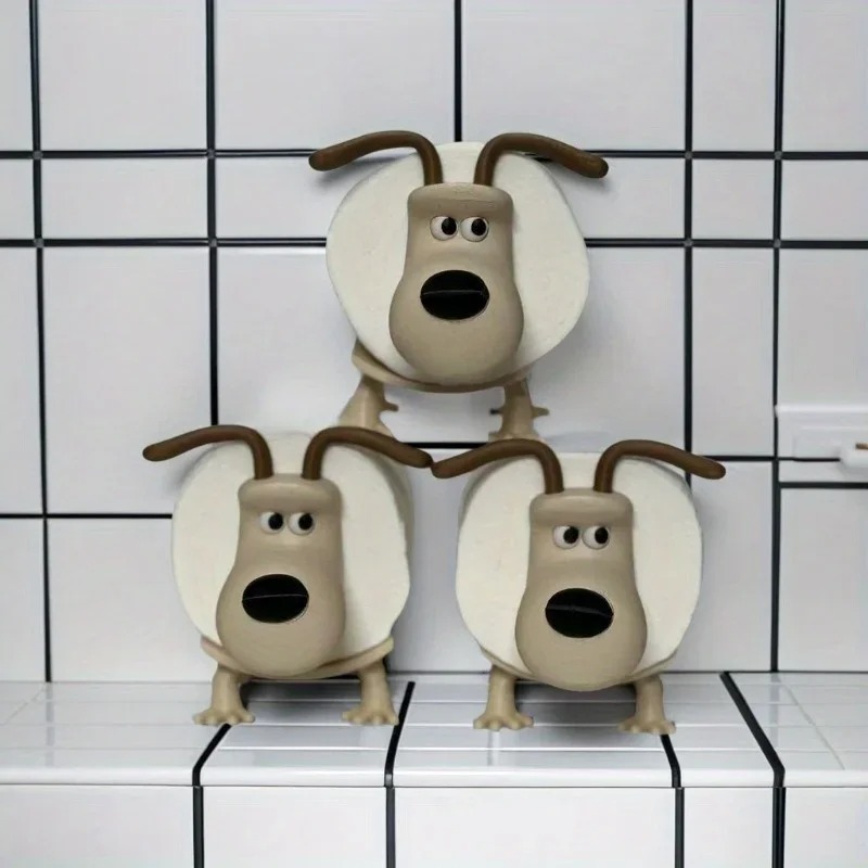 حامل مرحاض على شكل جرو، ديكور  - مراجعة Zara Home Bathroom Accessories وسعره