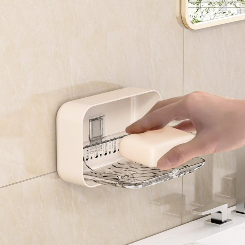 حامل صابون للحائط بدون حفر مع  - مراجعة Home Goods Bathroom Storage وسعره
