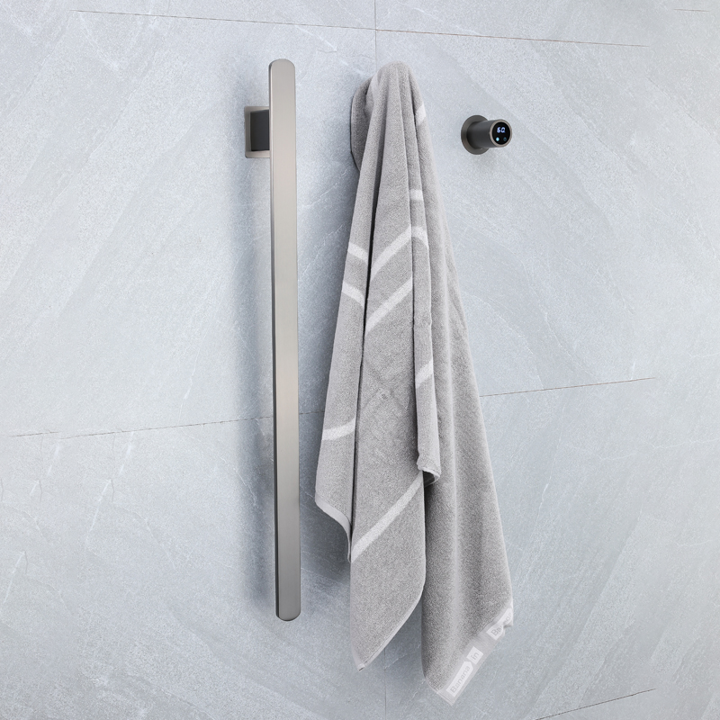 نمط جديد رمادي الحمام منشفة دف - مراجعة Towel Warmer Electric وسعره