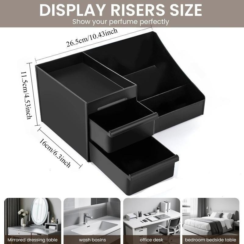 منظم مستحضرات تجميل أسود مع أد - مراجعة Bath Caddy Tray وسعره
