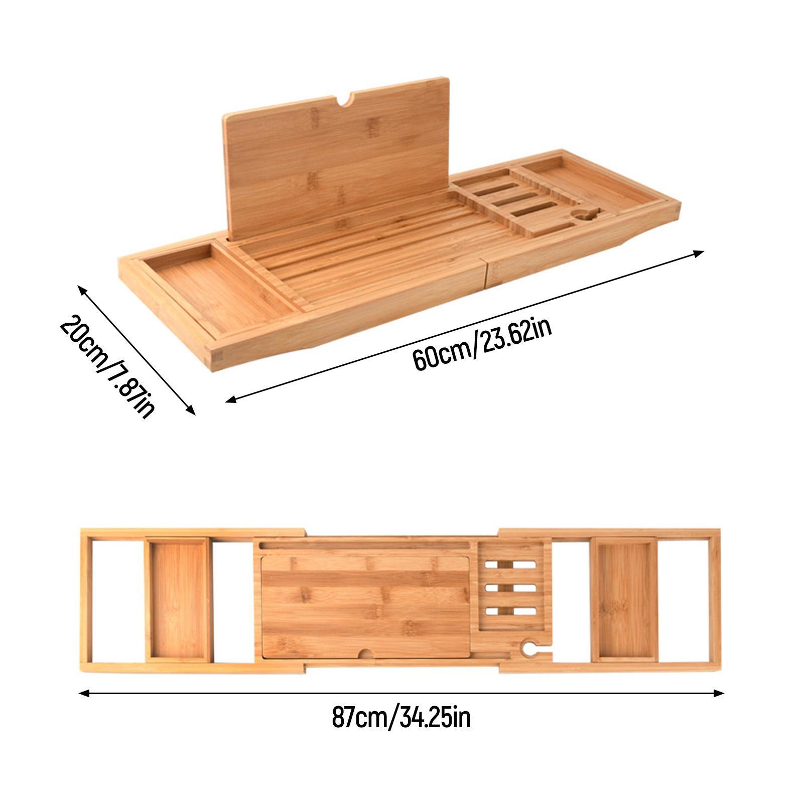 صينية حمام قابلة للتمديد من ال - مراجعة Bath Caddy Tray وسعره