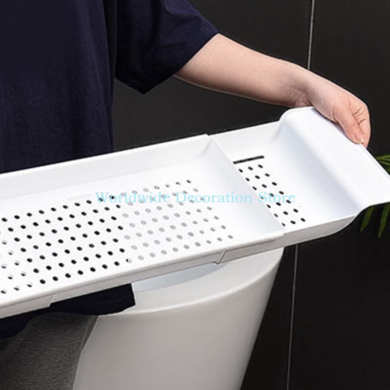 Q39B توسيع استنزاف حمام الجرف  - مراجعة Bath Caddy Tray وسعره