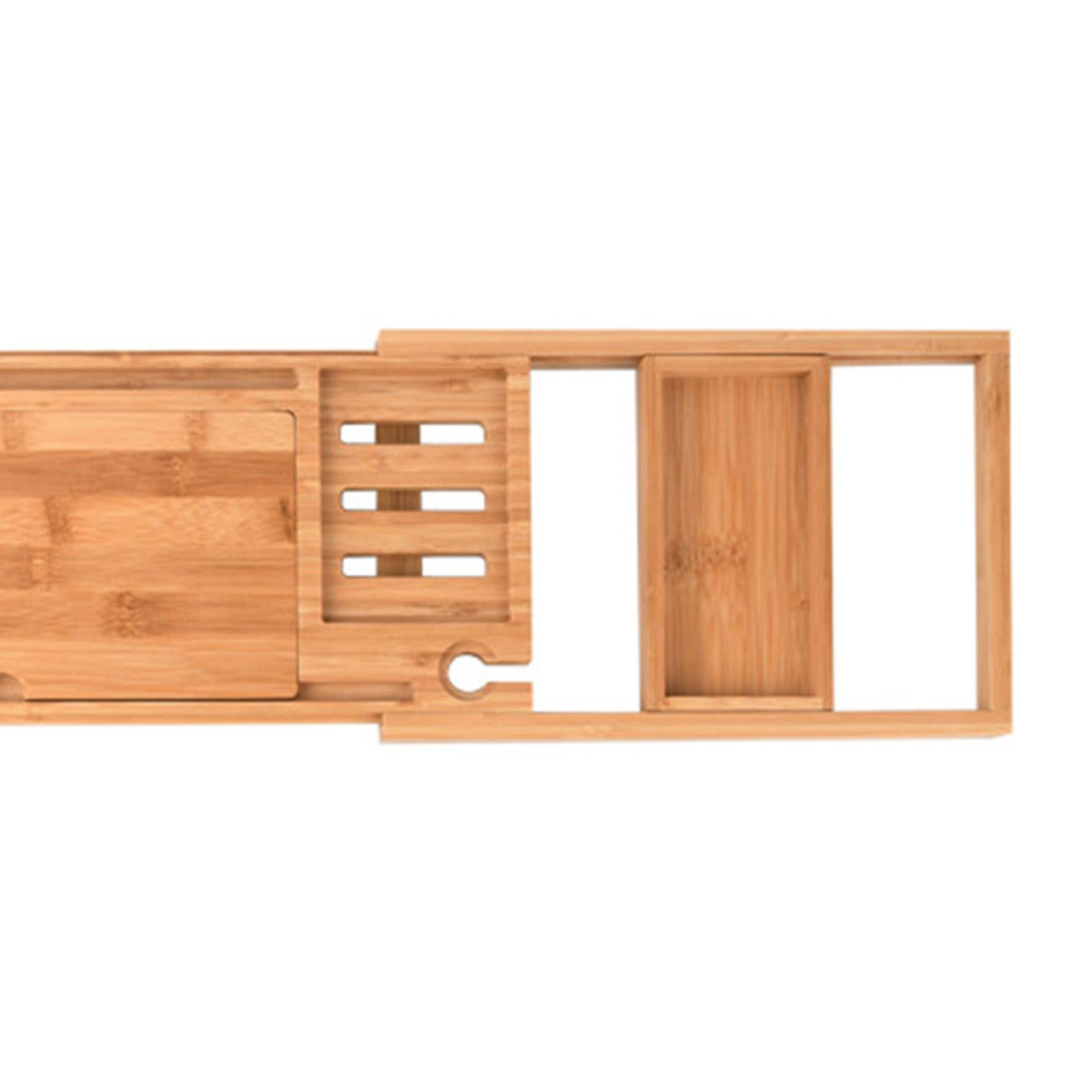 صينية حمام خشبية طبيعية قابلة  - مراجعة Bath Caddy Tray وسعره