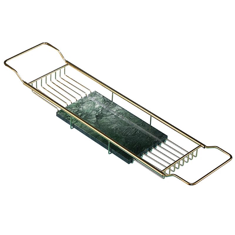 رف حمام من الفولاذ المقاوم للص - مراجعة Bath Caddy Tray وسعره