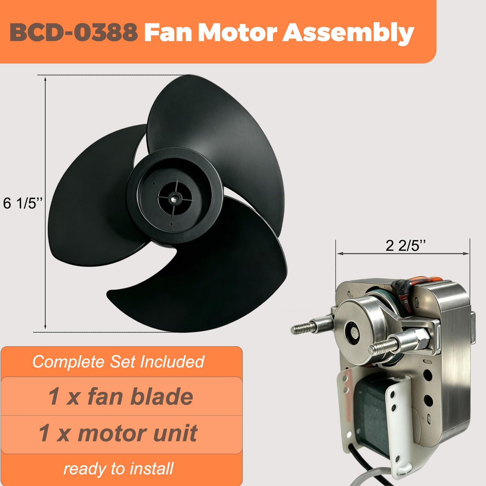 محرك مروحة شفط الحمام BCD-0388 - مراجعة Home Bathroom Fan وسعره